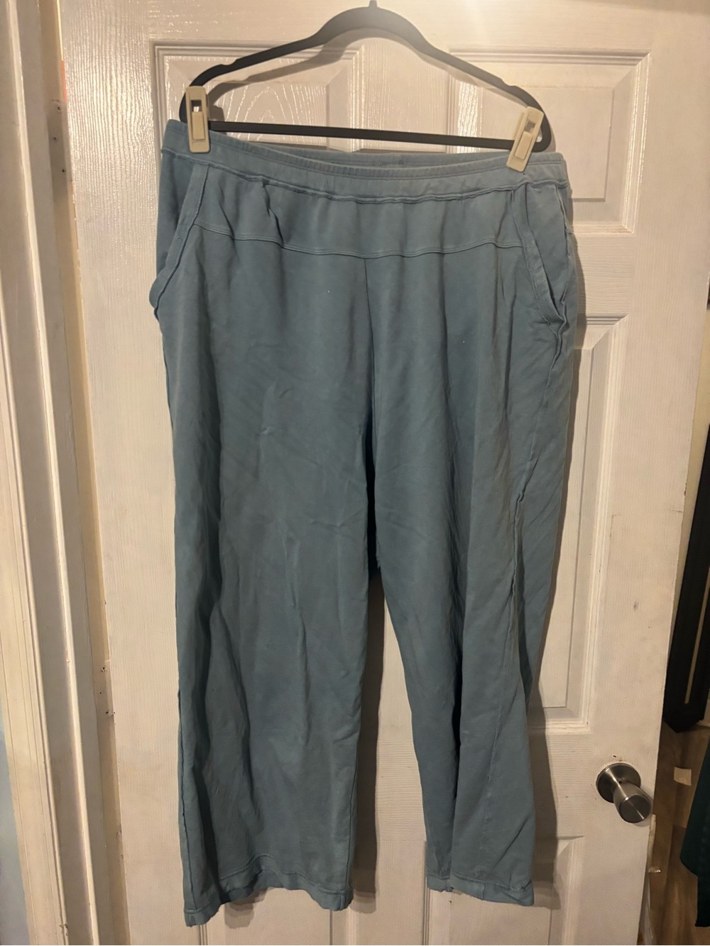 Habitat Relaxed Wide-Leg Pants in Dusty Blue